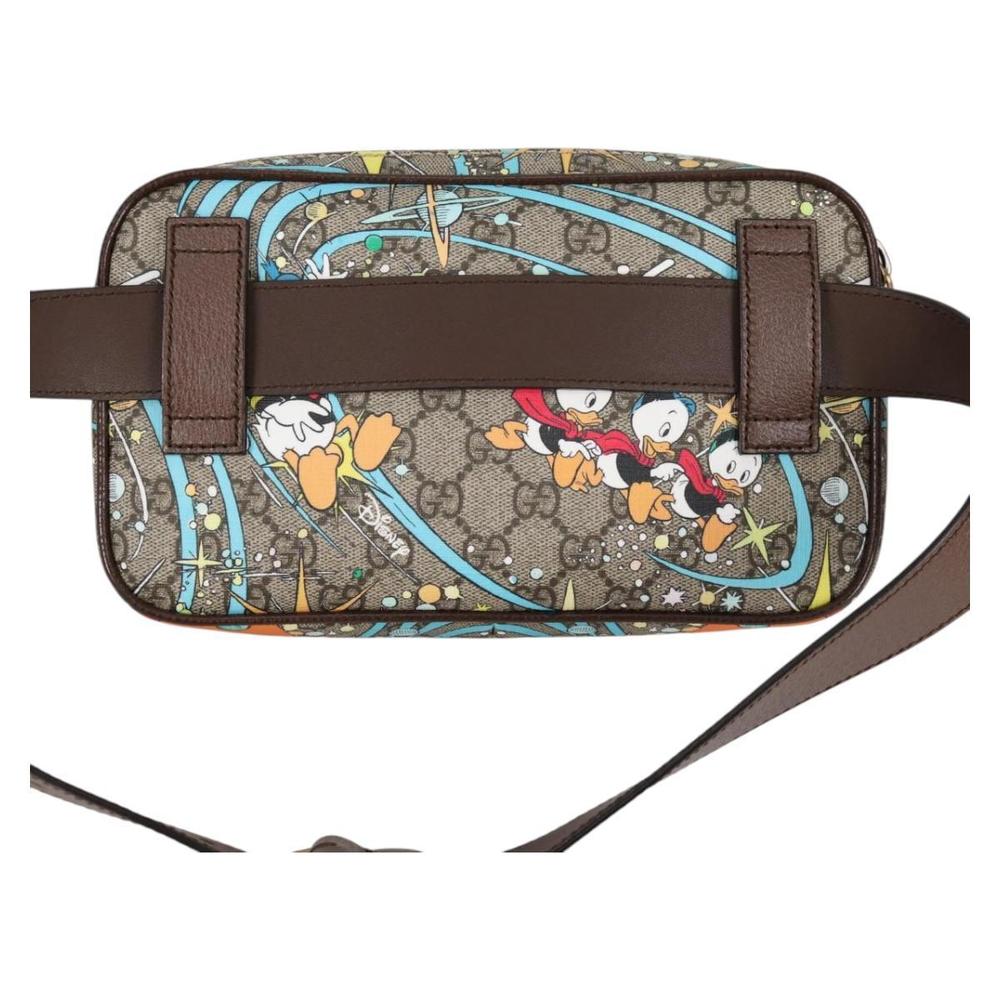 GUCCI GG Supreme Disney Collaboration Waist Bag PVC Beige 602695 Auth 141153M - Picture 2 of 16
